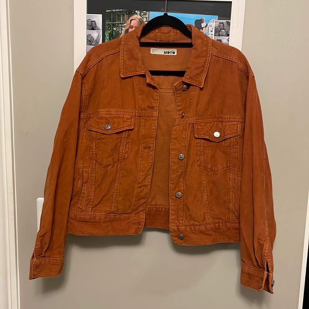 Semi Cropped Corduroy Jacket